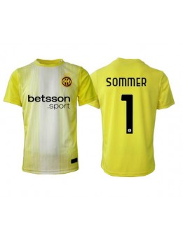 Inter Milan Yann Sommer #1 Målvakt Replika Borta Kläder 2025-26 Kortärmad
